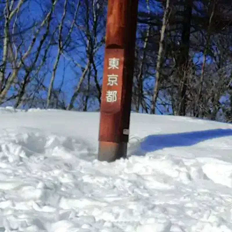 鷹ノ巣山 山頂にて