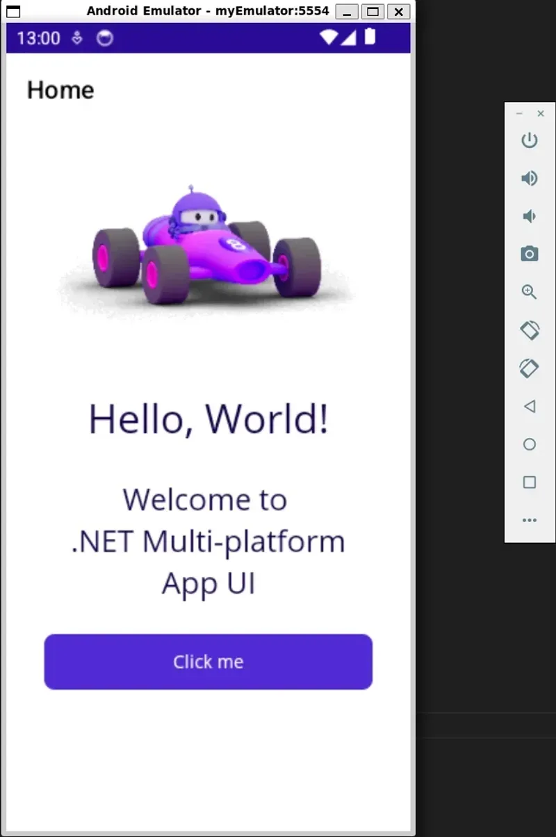 Android Emulator デバッグ実行